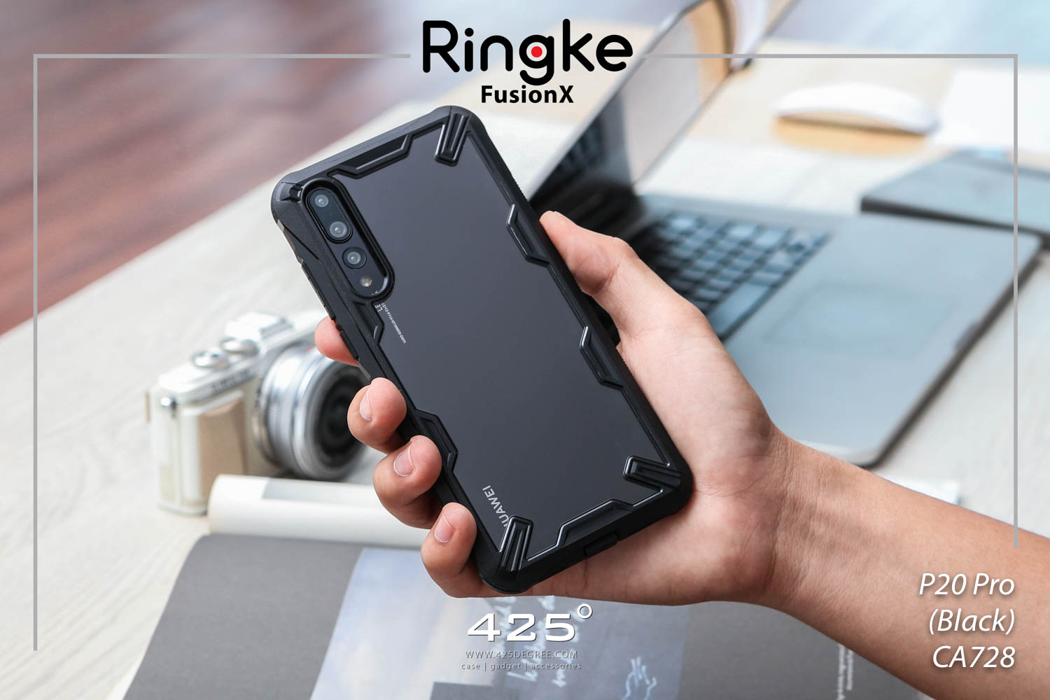 Ringke Fusion X Funda Case Huawei P20 Pro Bumper Resistente